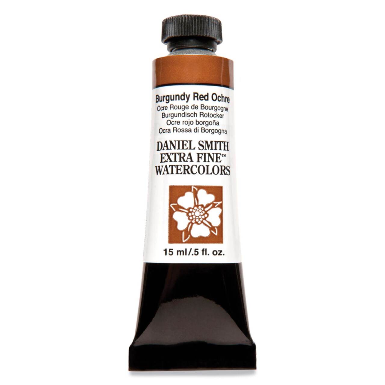 Daniel Smith Extra Fine Watercolor - Burgundy Red Ochre, 15 ml Tube